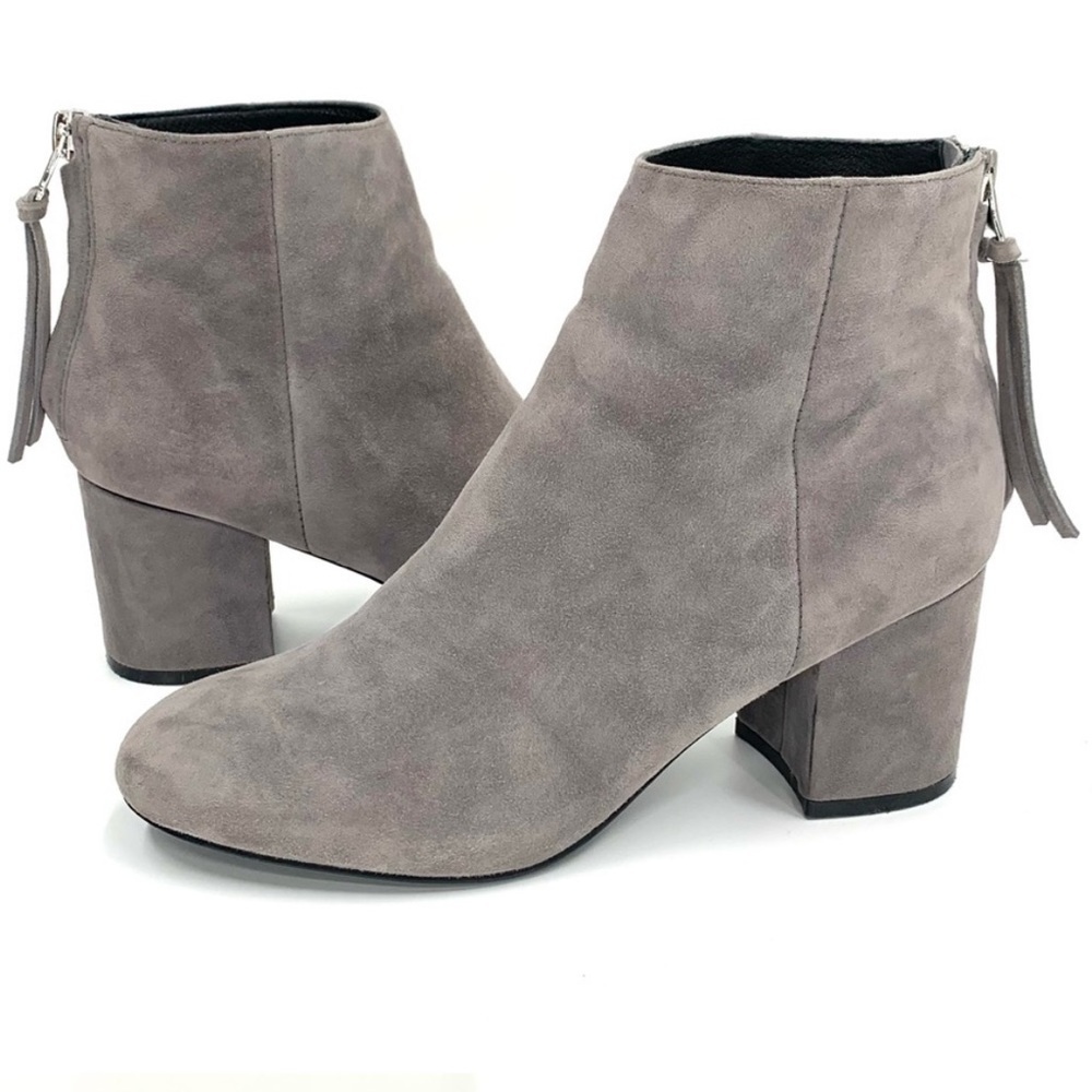Steve Madden Cynthia Gray Suede Booties